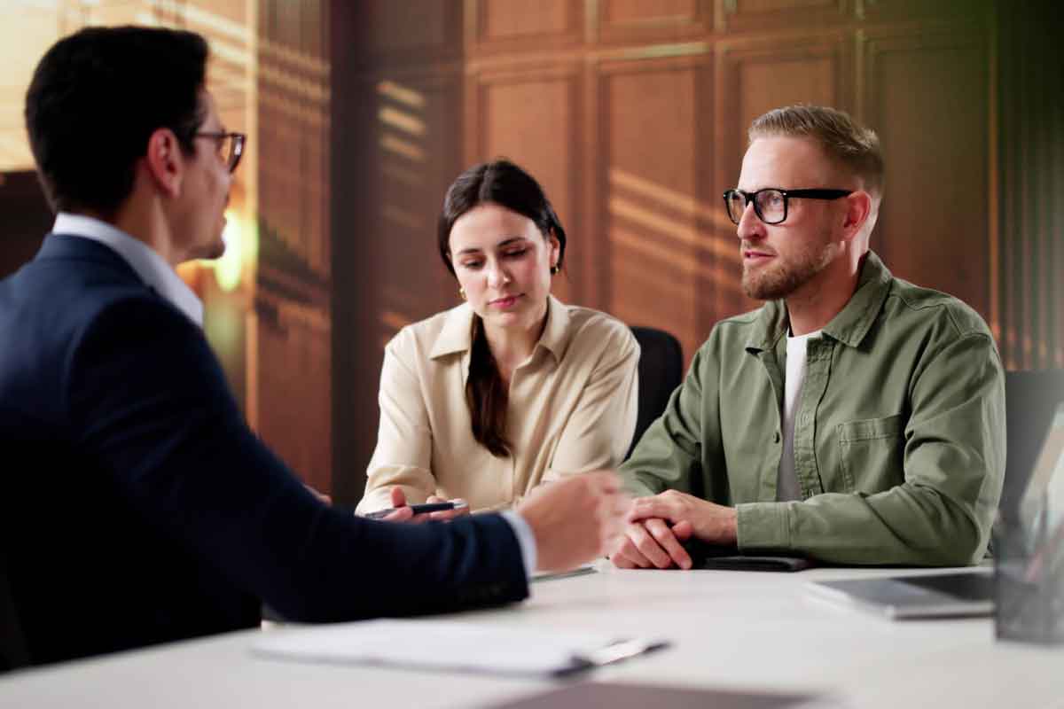 Wrongful Death Lawyer Consultation in Georgia Wrongful death attorney meeting with family to discuss legal options in Georgia