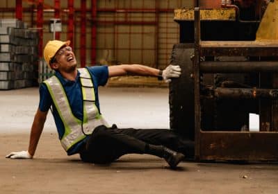 Worker injured in workplace accident causing back or neck injury in Georgia